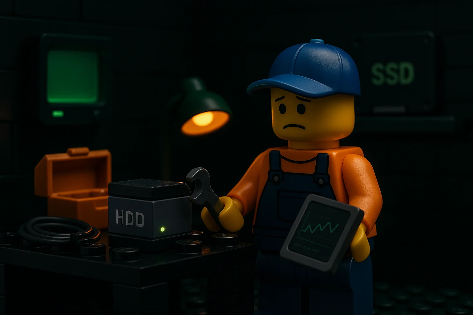 Why do I hear a clicking sound from my hard drive?