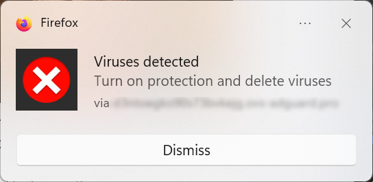 Push notification scam 2