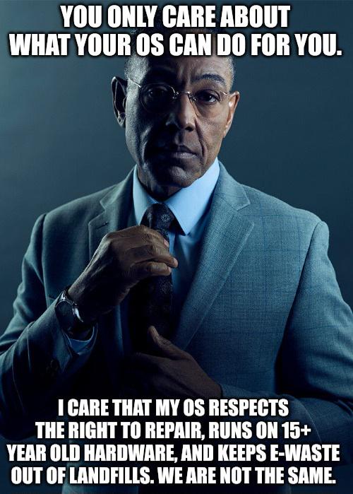 Giancarlo Esposito tells it like it is in the Linux World