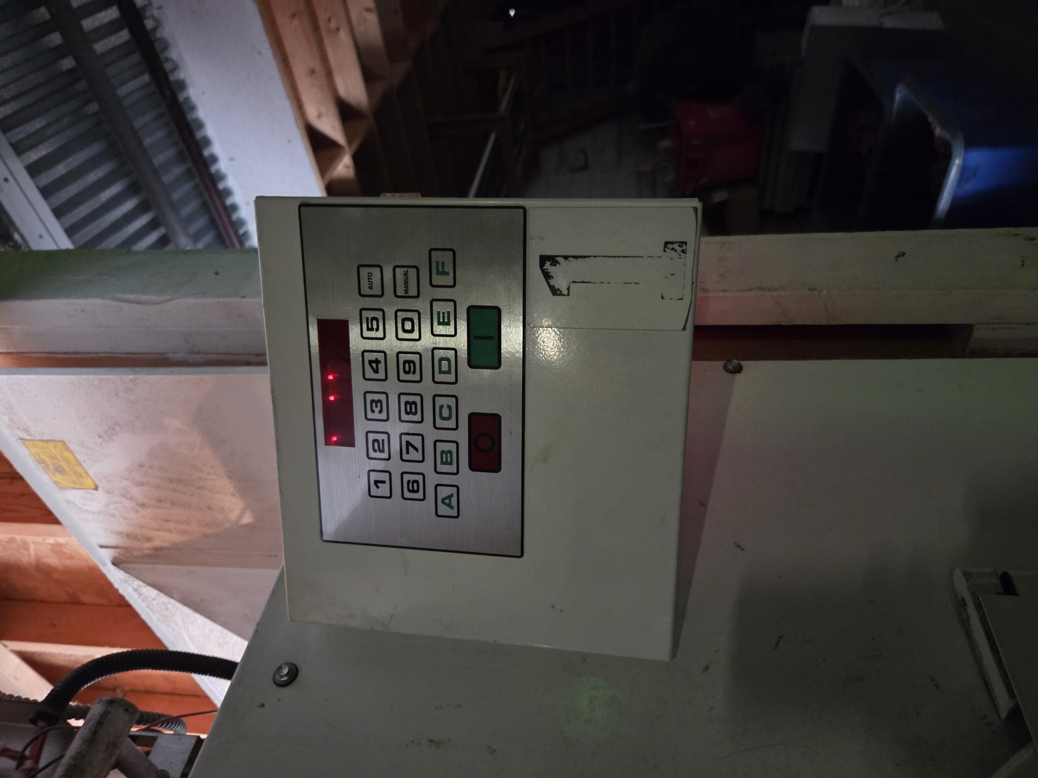Industrial dryer front view…